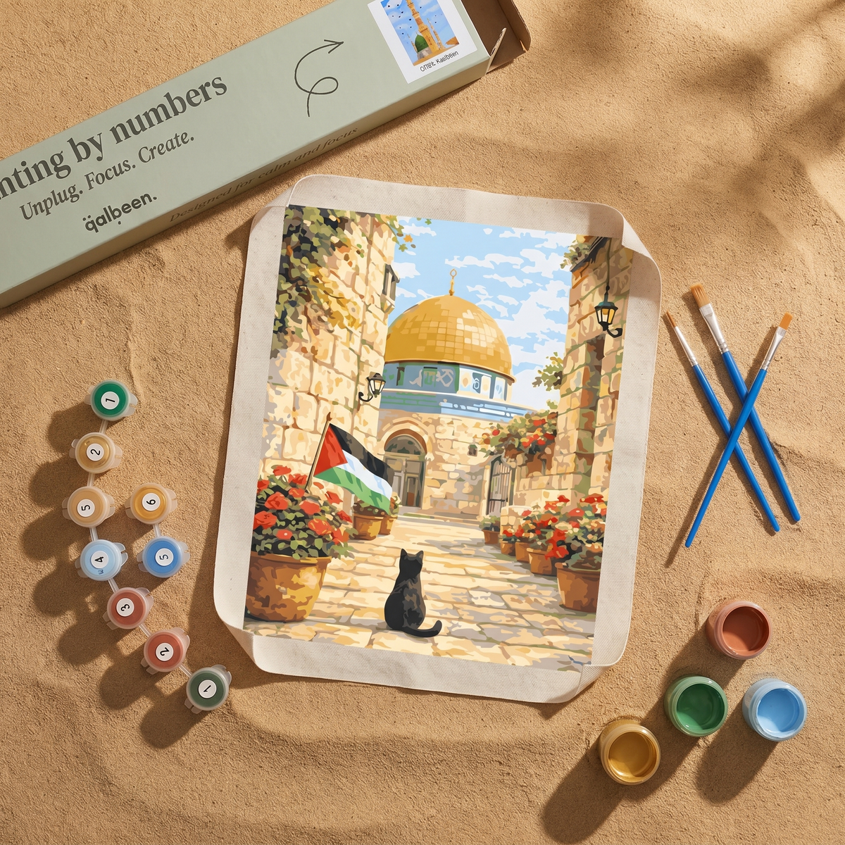 Paint by Numbers Kit · First Muslim Edition