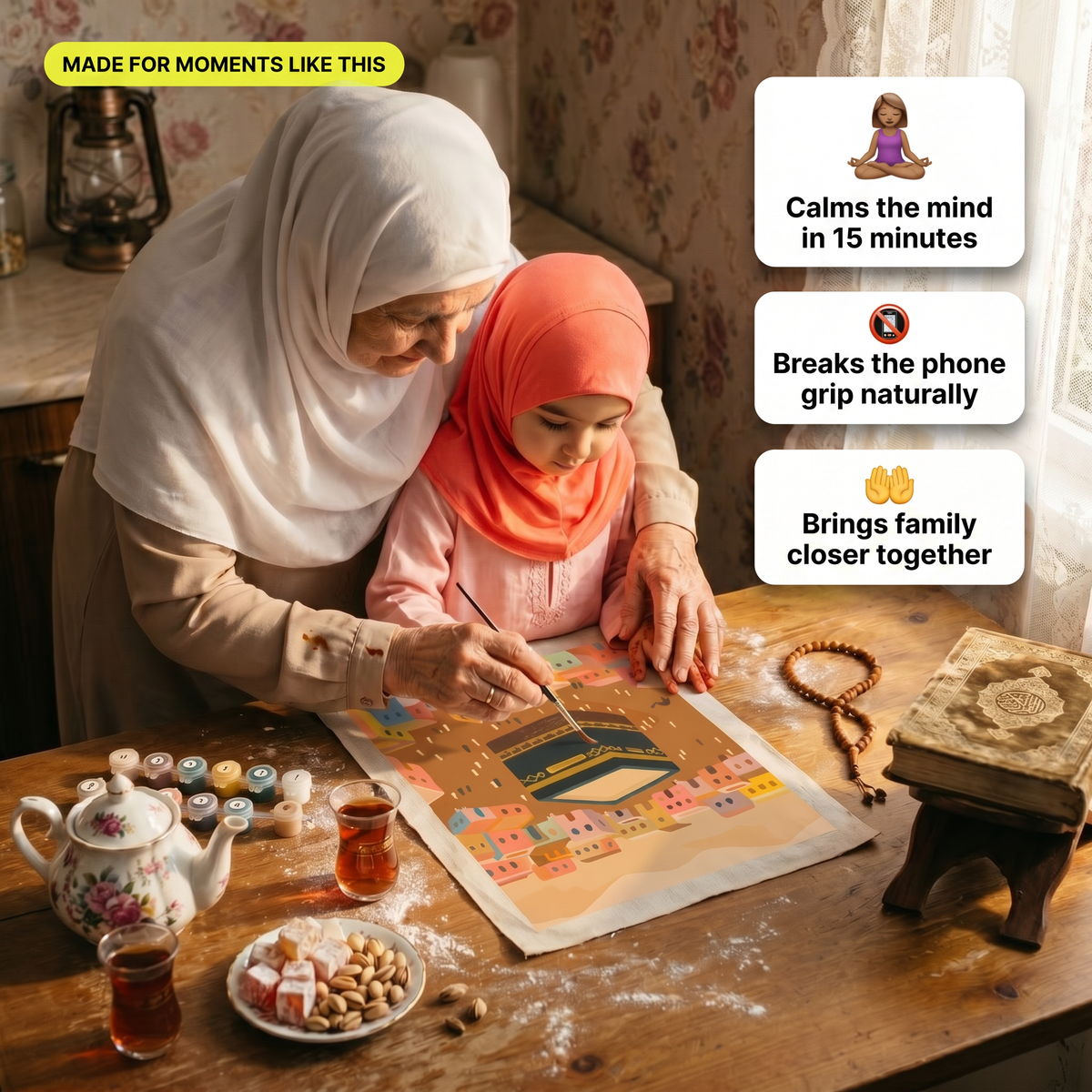 Paint by Numbers Kit · First Muslim Edition