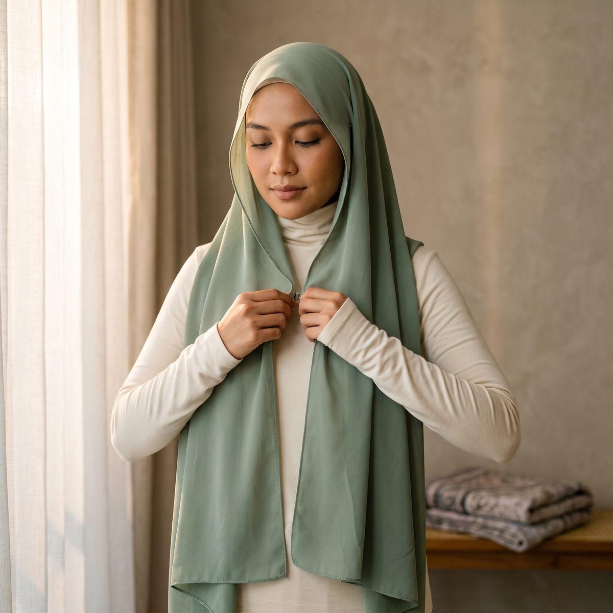 Yusra Hijab : Effortless & Hidden Seam™