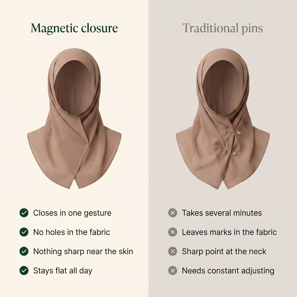 Yusra Hijab : Effortless & Hidden Seam™