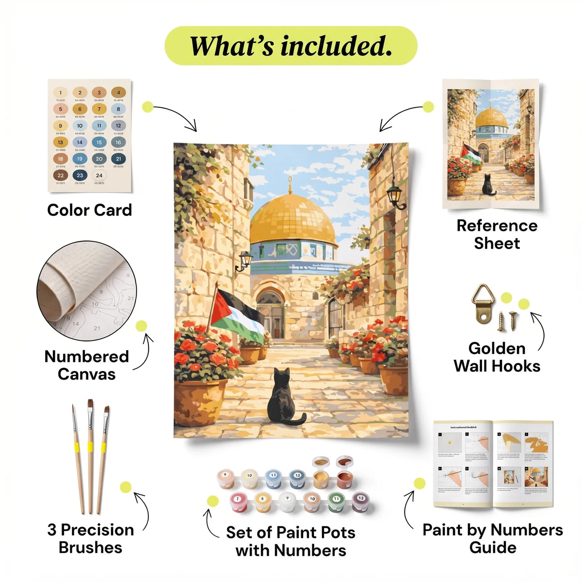 Paint by Numbers Kit · First Muslim Edition
